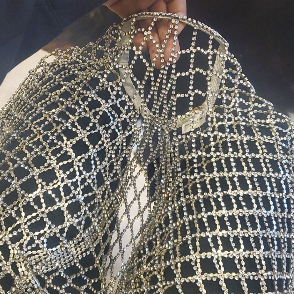 Saint Laurent Crystal Top